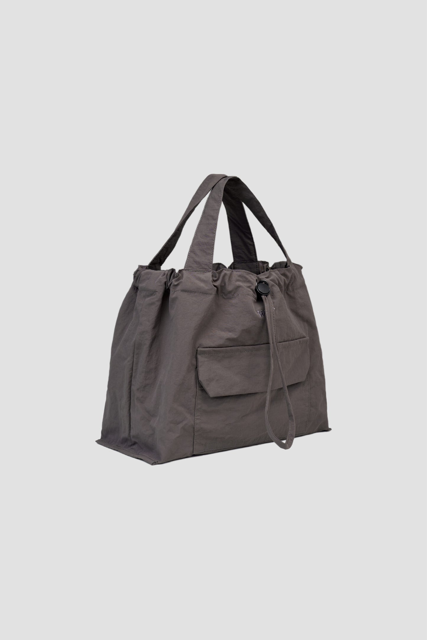 Small Classic Nylon Tote (Dark Grey)