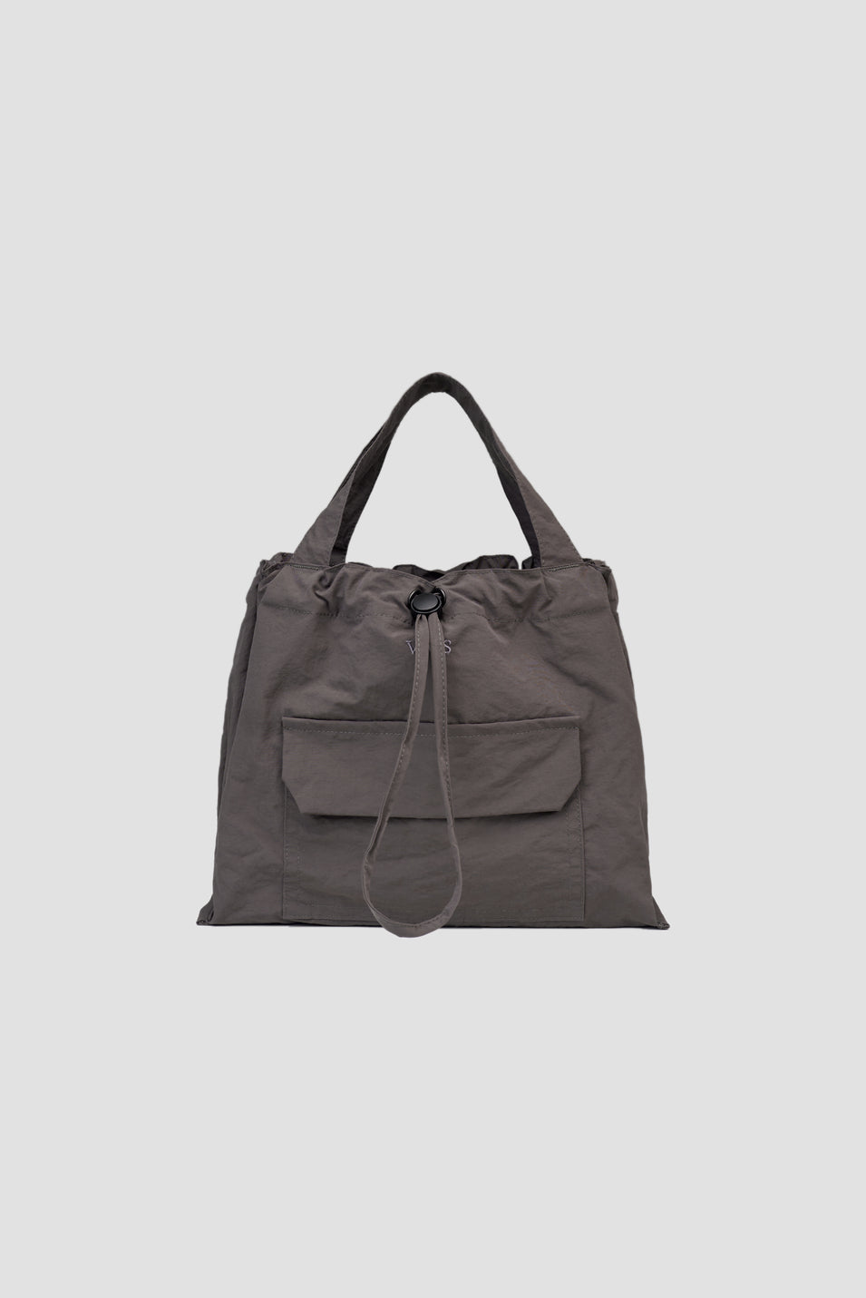 Small Classic Nylon Tote (Dark Grey)