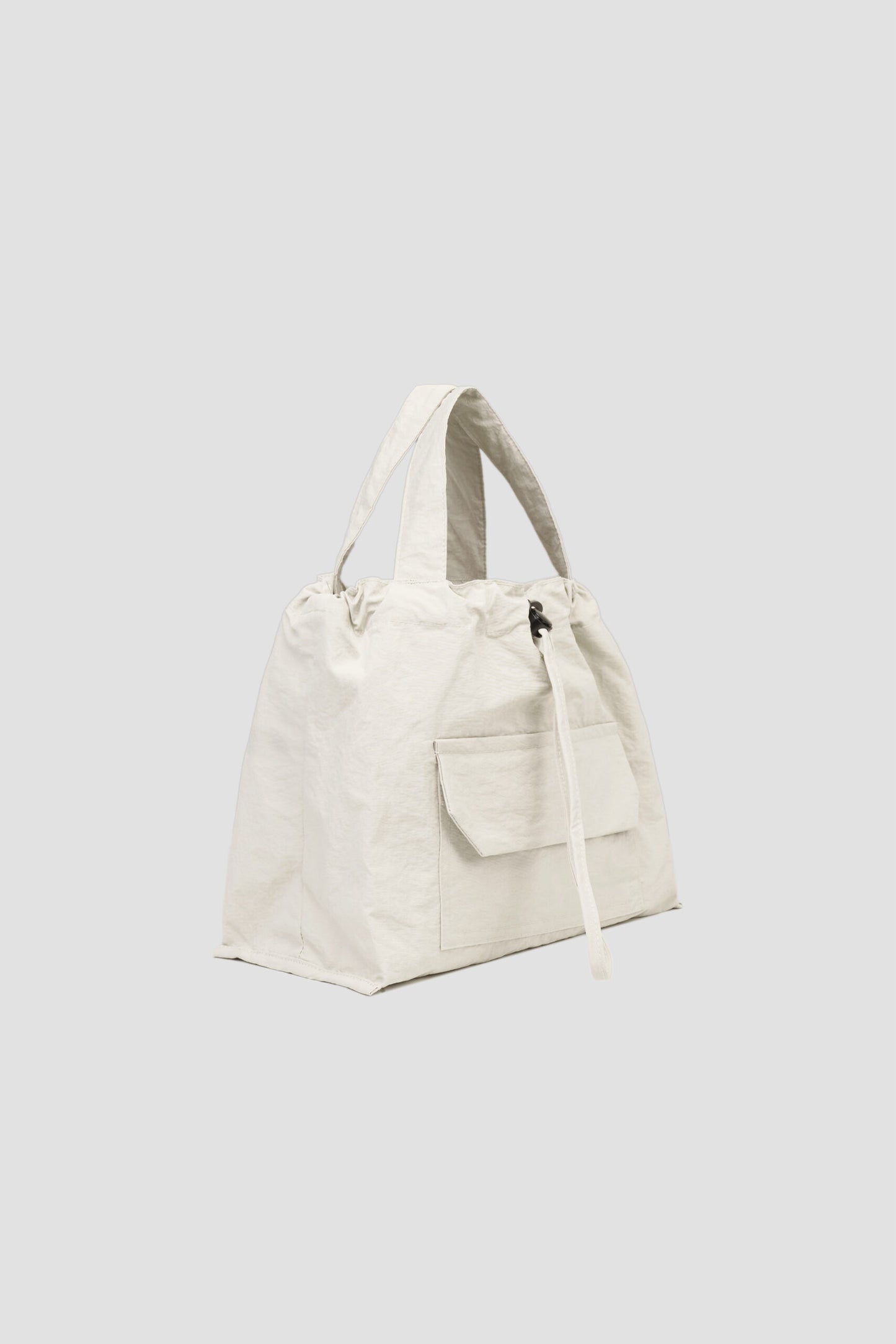 Small Classic Nylon Tote (Off White)