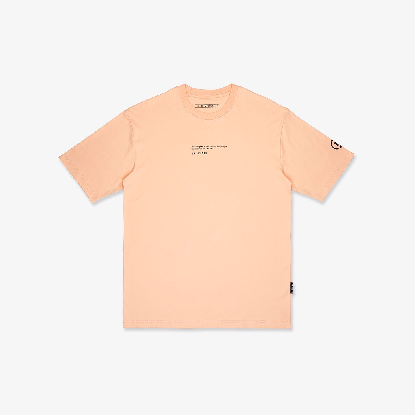 Balloon Duck Oversized Tee - Salmon Pink