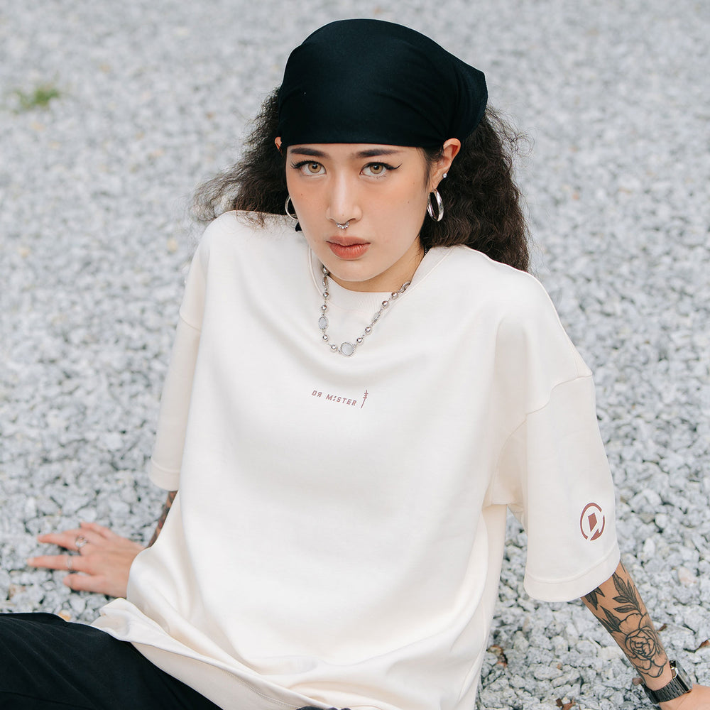 Bones Broad Tee - Cream