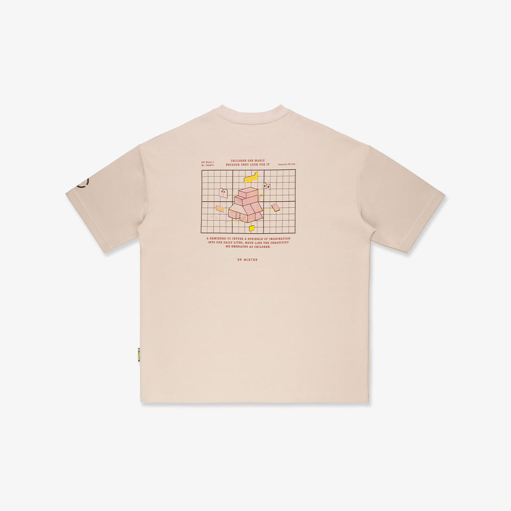Blueprint Dino Broad Tee - Bone Beige