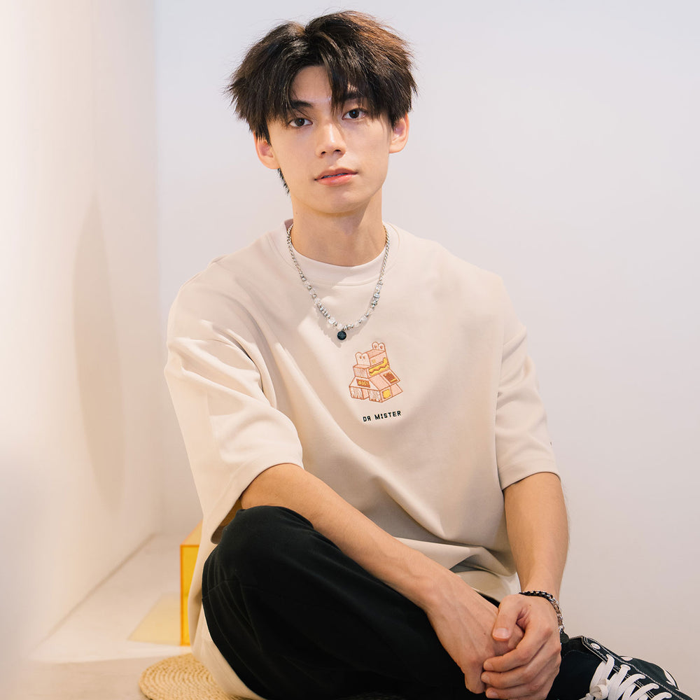 Blueprint Dino Broad Tee - Bone Beige