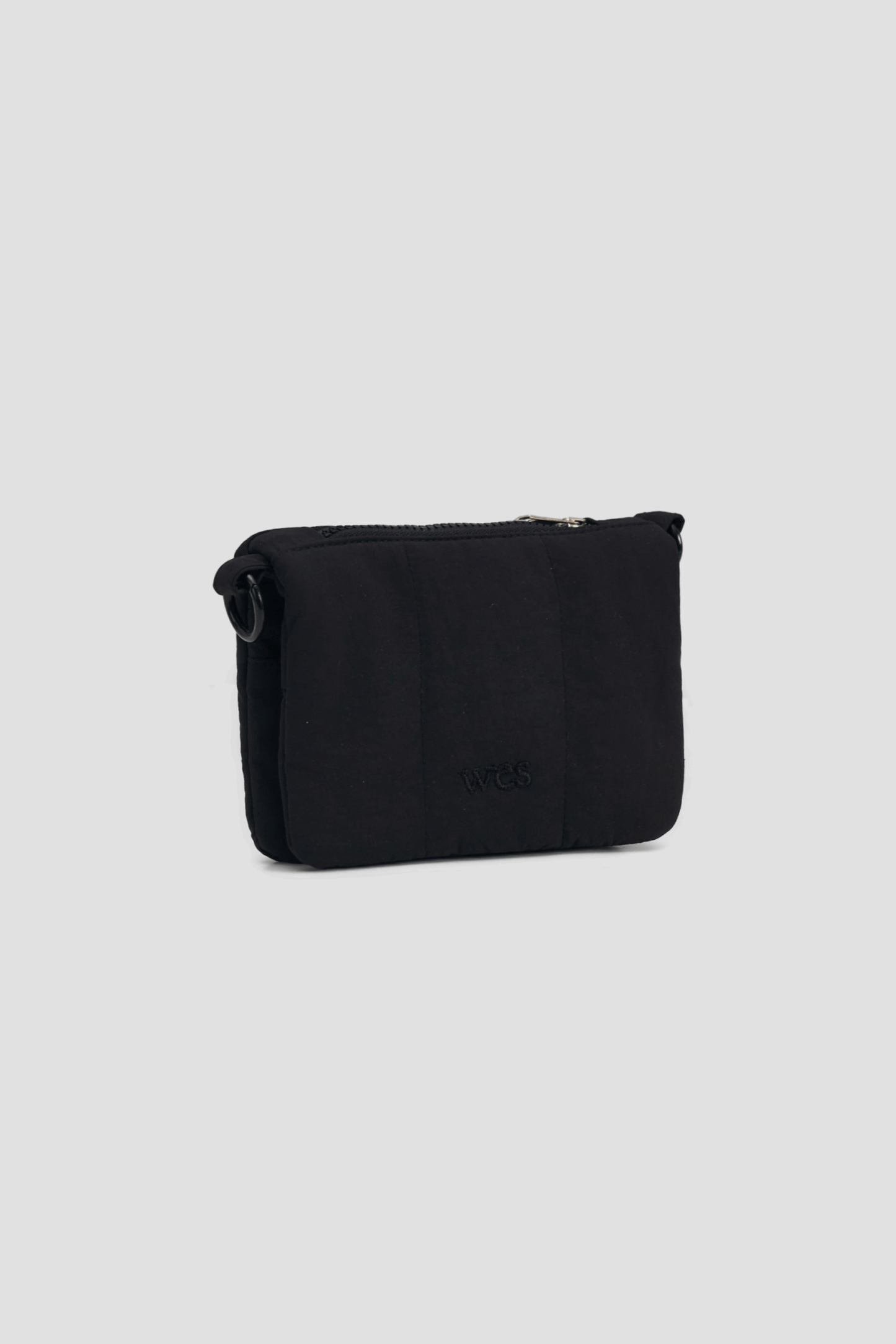 Mini Nylon Cushion Pouch (Black)