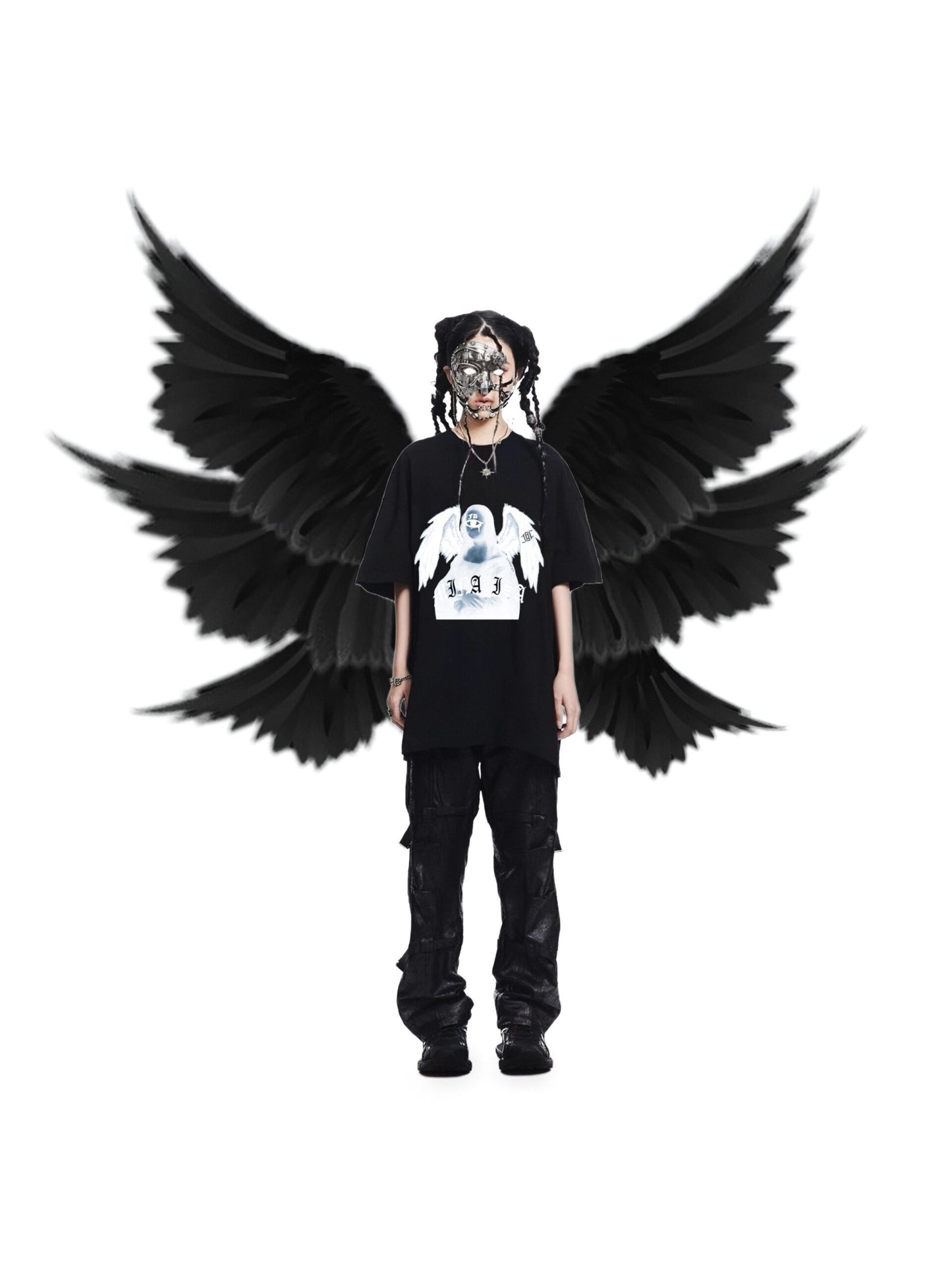 GHOST MONALISA LOGO BLACK TEE