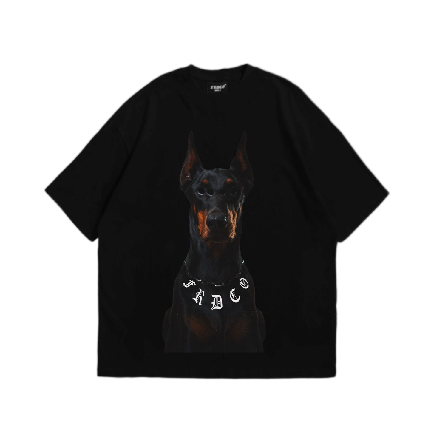 DOG HEAD LOGO BLACK TEE