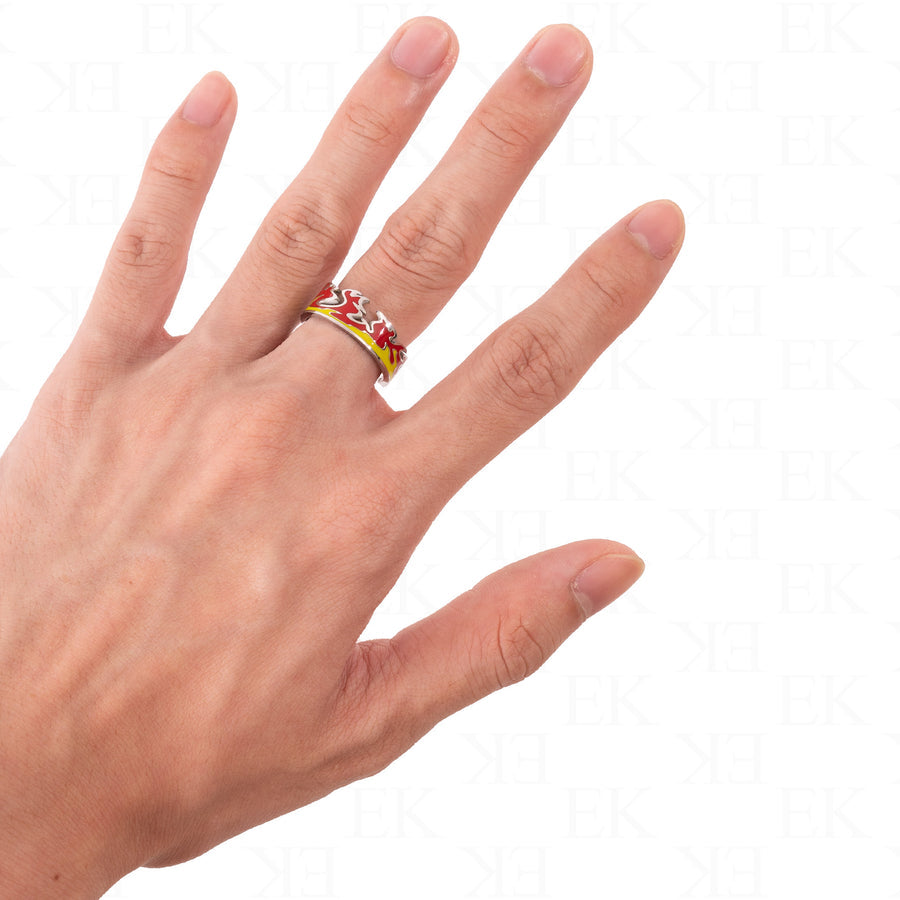 Blaze Ring Silver