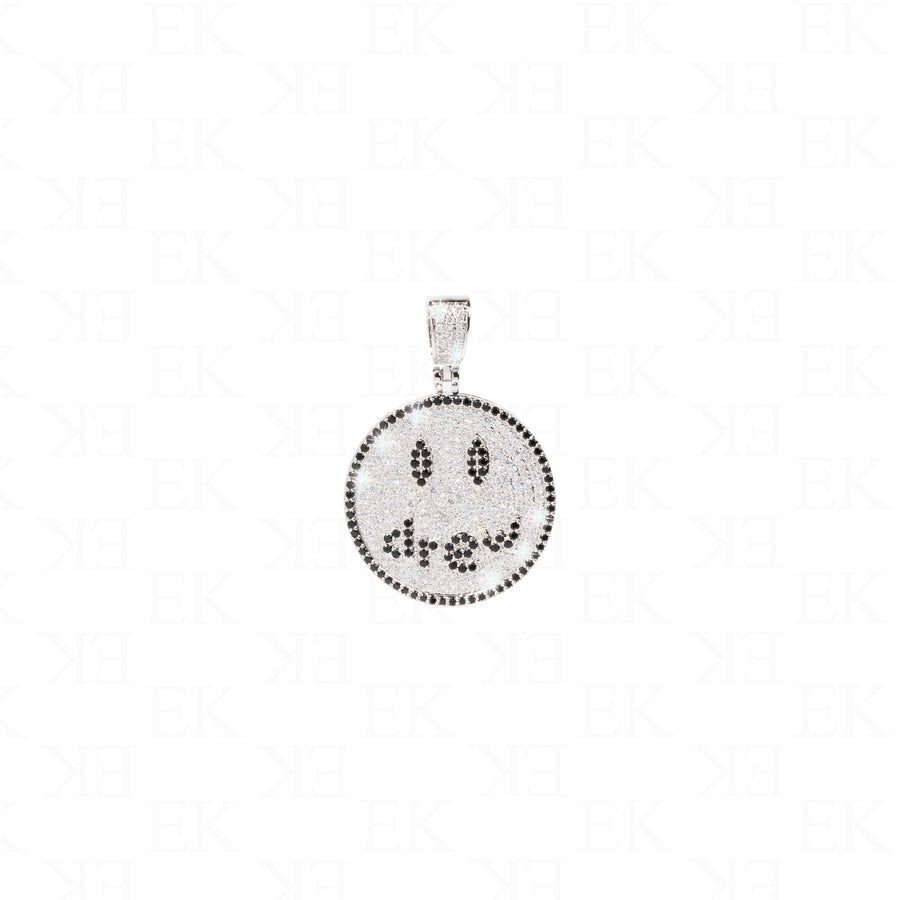 Smiley Necklace Silver