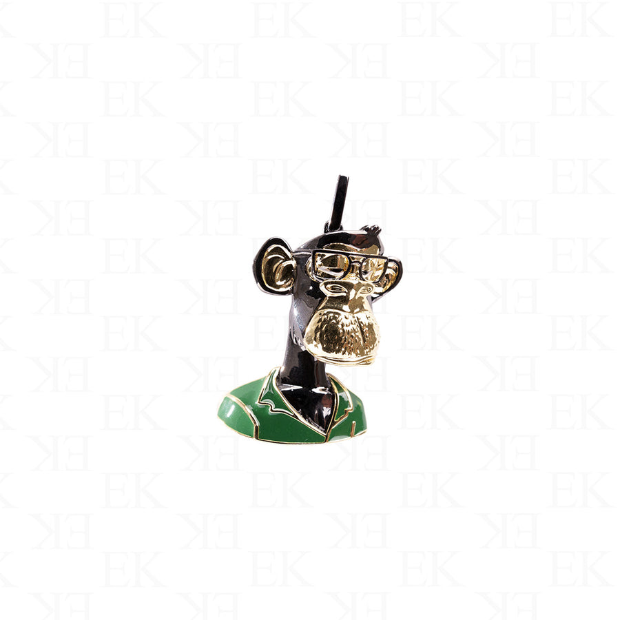 BAYC Monkey Necklace Black