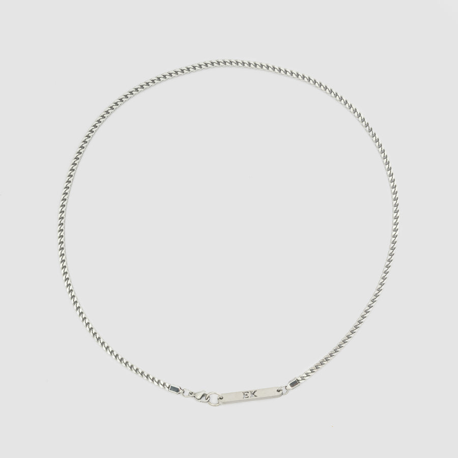 Plain Titanium Chain Silver