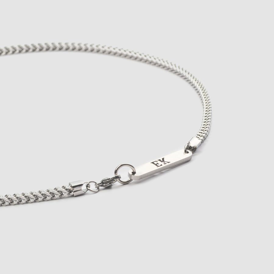 Plain Titanium Chain Silver