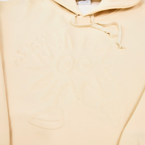 Keynote 3D Steel Printing Hoodie Cream White