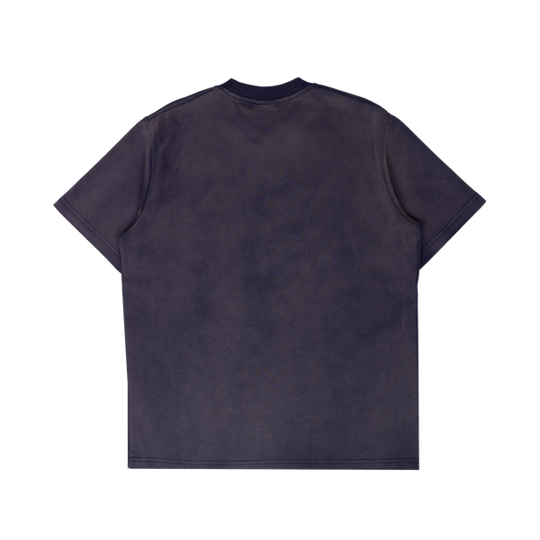 3D Steel Printing Washed Tee Navy