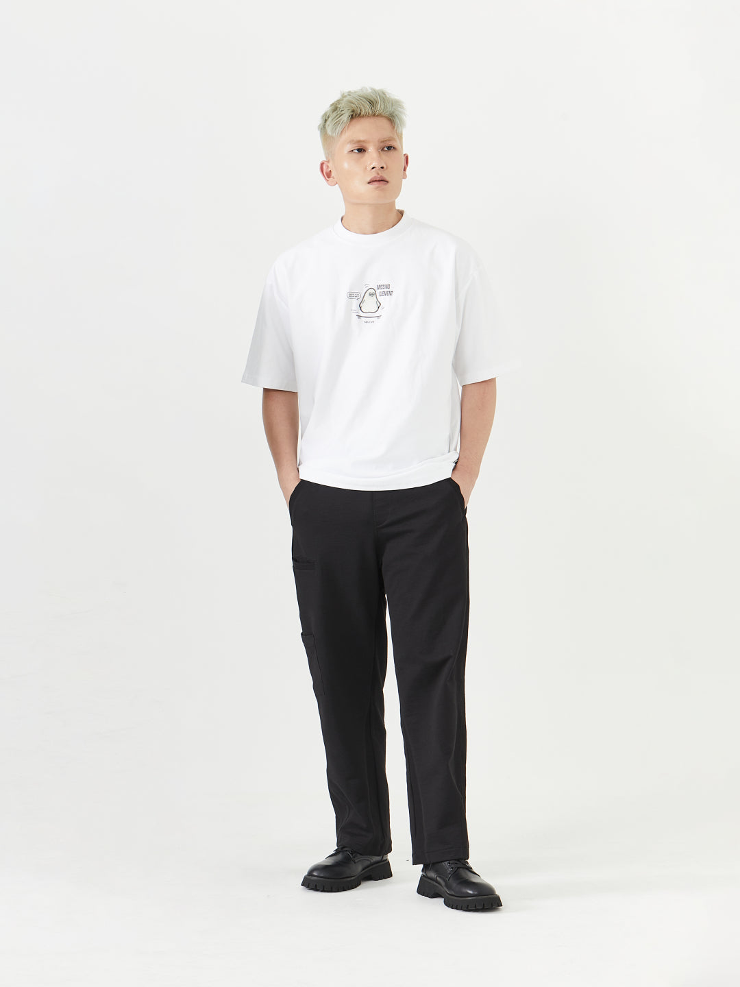 NCVR - Missing Element Ghost Tee | White