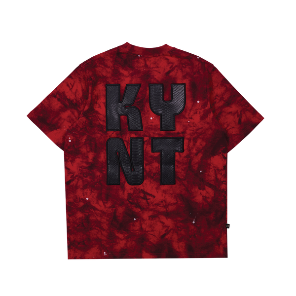 Vintage Lunar Asphalt Marble Maroon