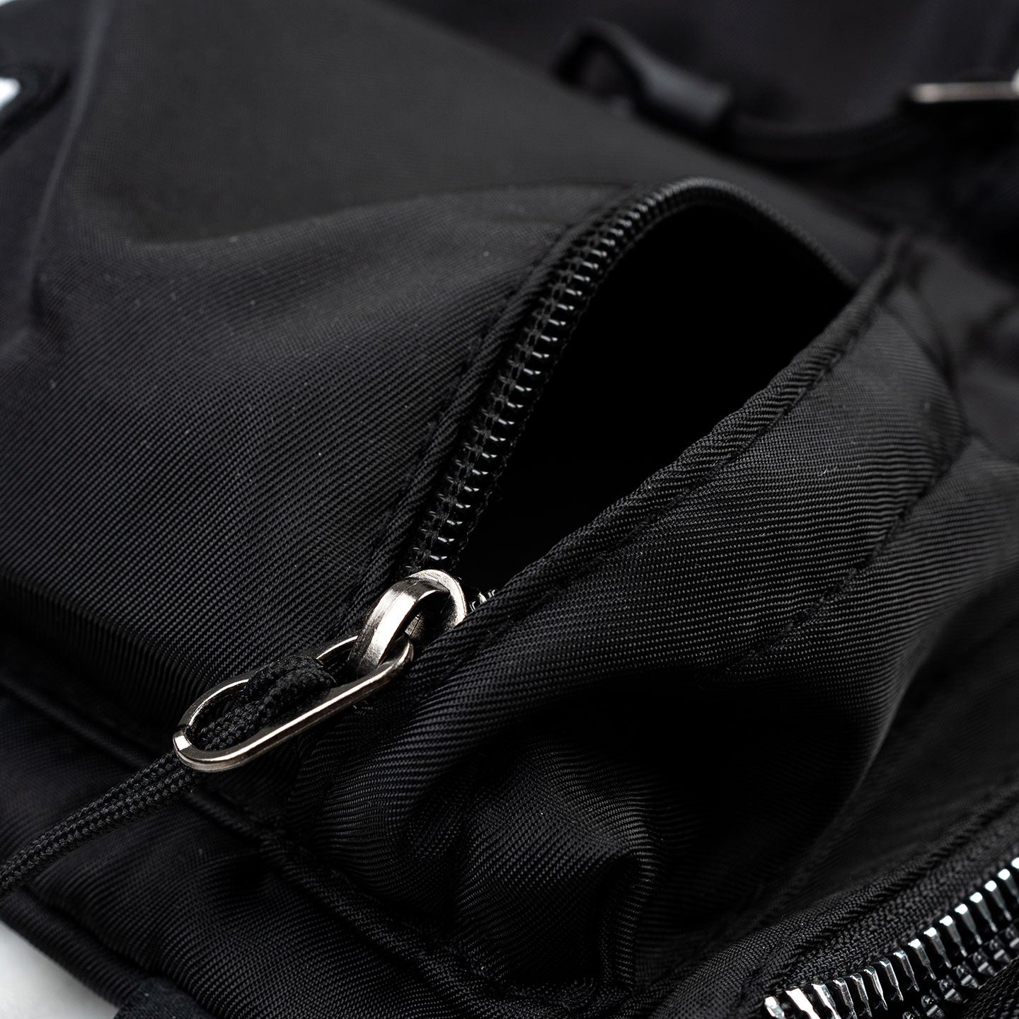 Scripted Initials Sling Bag - Black