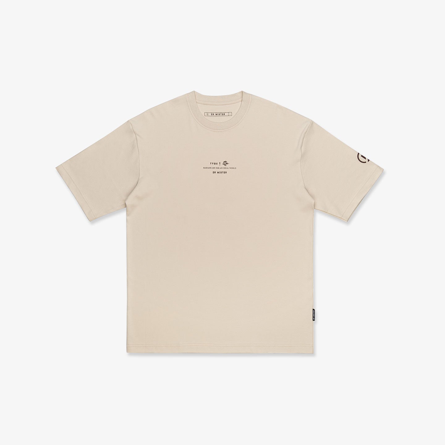 Tyge Dragon Oversized Tee - Beige
