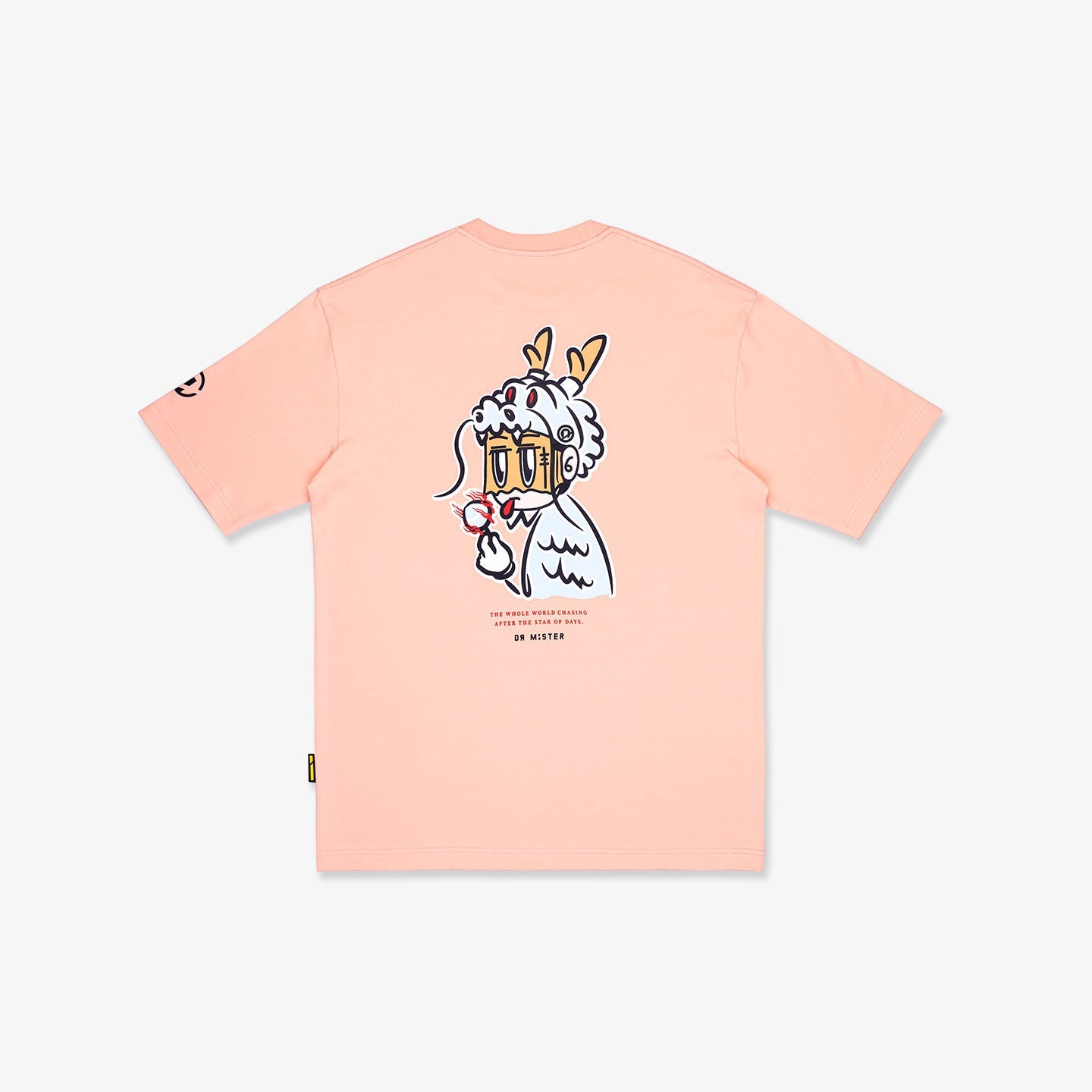 Tyge Dragon Oversized Tee - Salmon Pink (Special Edition)