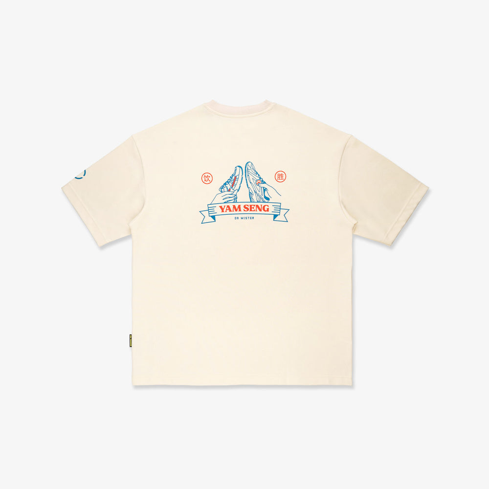 Yamseng Broad Tee - Cream