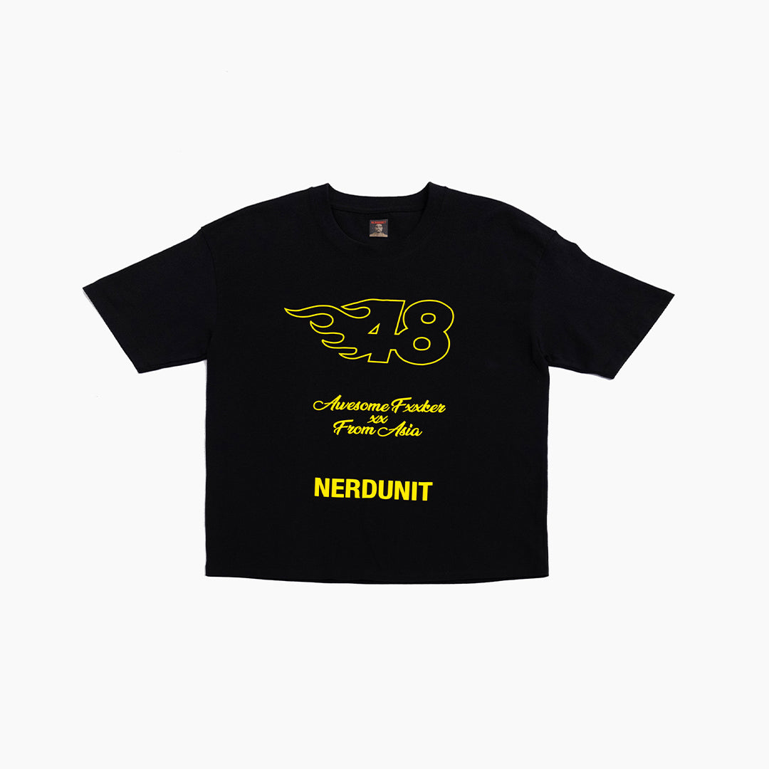 "FLAME YW" Tee | Black