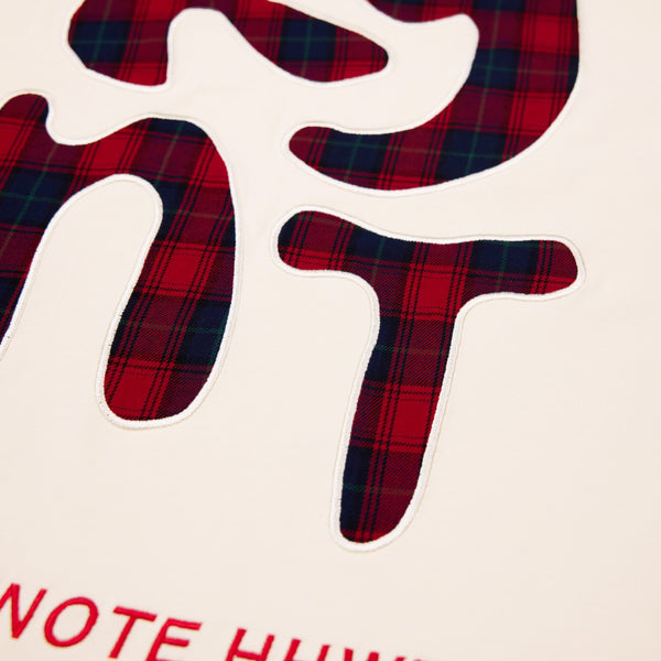 Vintage Lunar Flannel Logo Washed Tee Cream