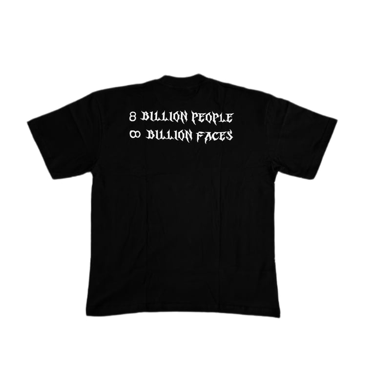 S23 TWO FACE LOGO BLACK TEE