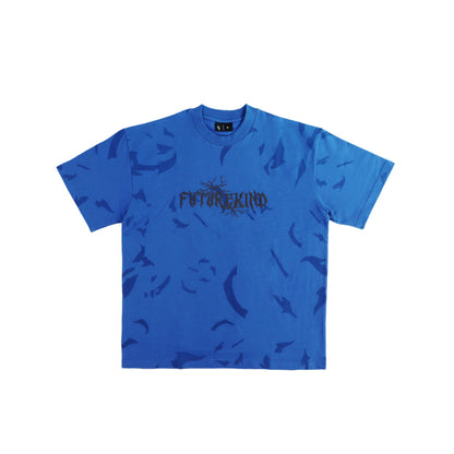 TIME CRACK ESSENTIAL BLUE TEE