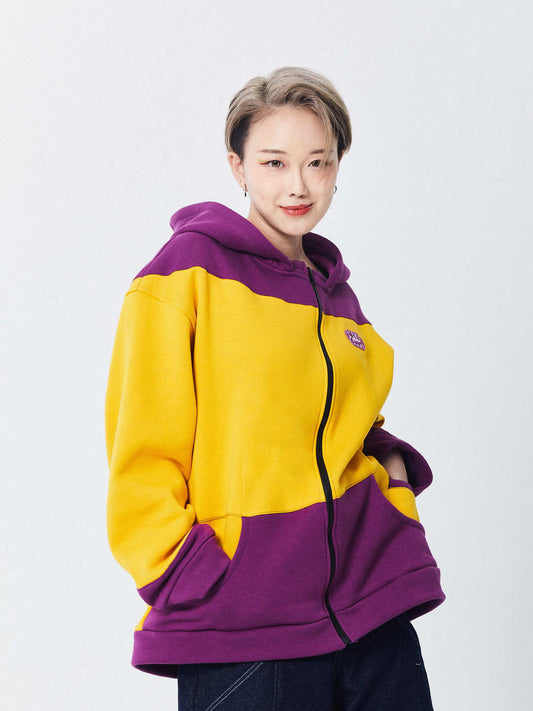 Street Wave Dual Tone Jacket | Purple