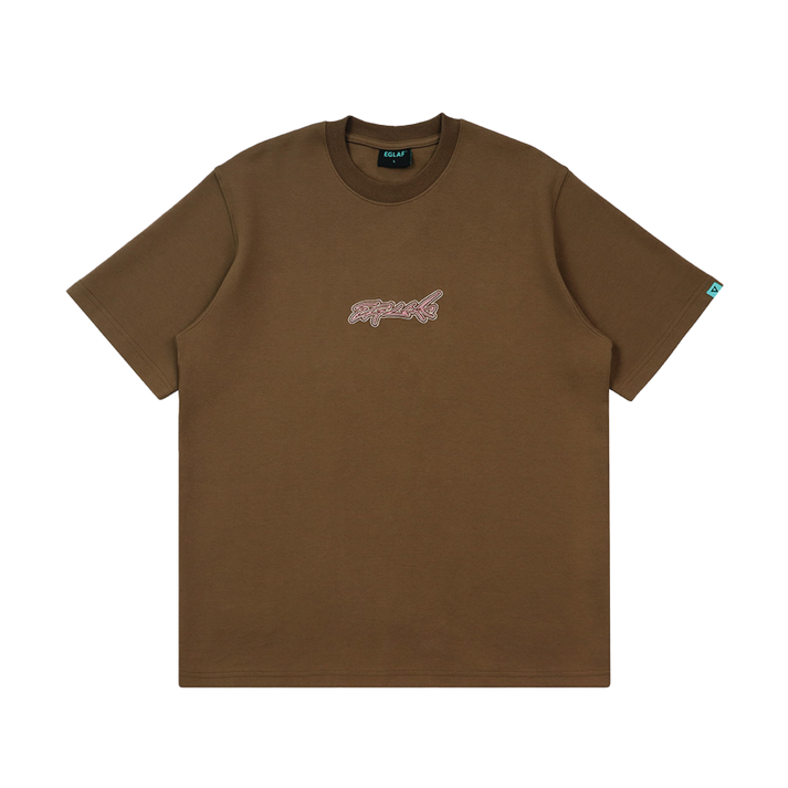 Serpent Logo Tee Khakis