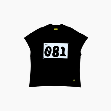 “RUNNING MAN” Sleeveless Tank Top | Black