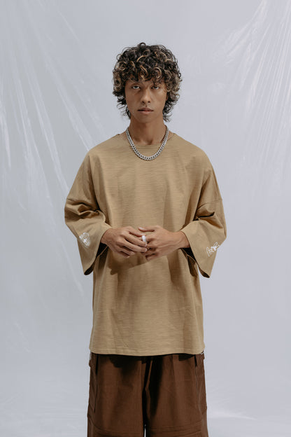 T-shirt Long Sleeve Brown