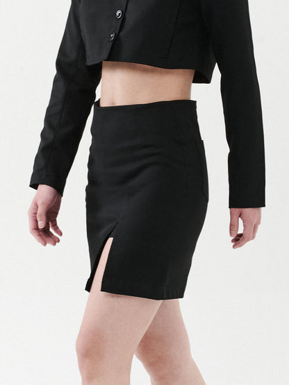 Slit Mini Skort