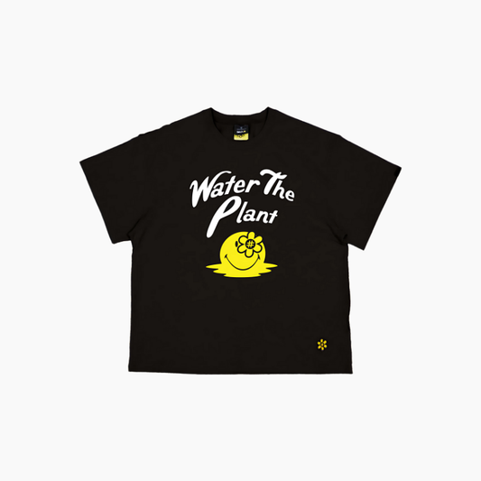 MELTING SMILEY TSHIRT | BLACK