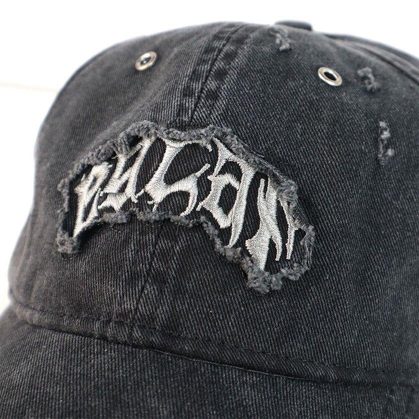 RC Distressed Embroidery Logo Cap Black