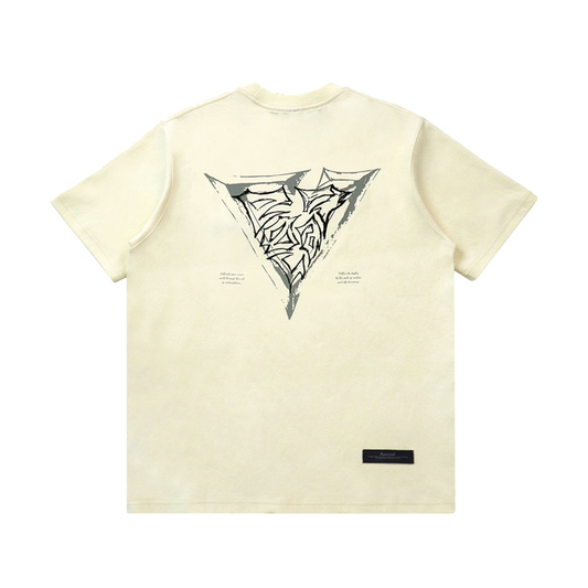 RC Embroidery Logo Tee Cream White