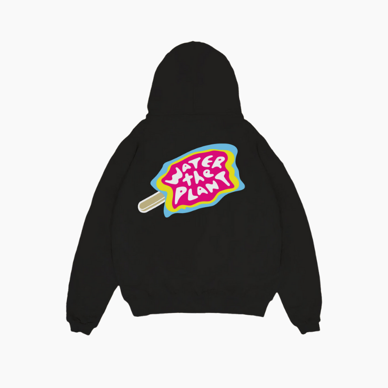 Smiley Popsicles Hoodie | Black