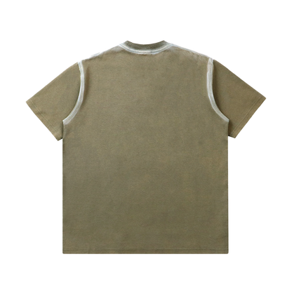 RC Stoned Washed Tee Khakis