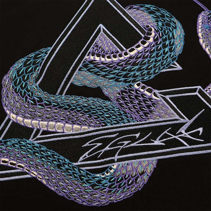 Serpent Logo Tee Black