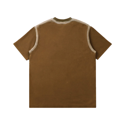 RC Stoned Washed Tee Brown