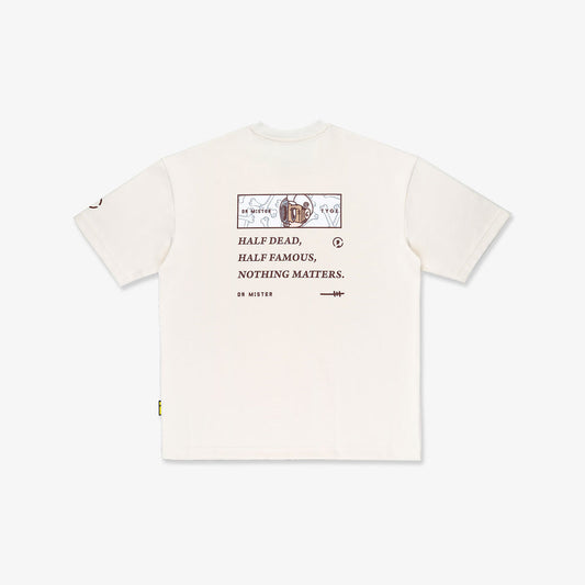 Bones Broad Tee - Cream