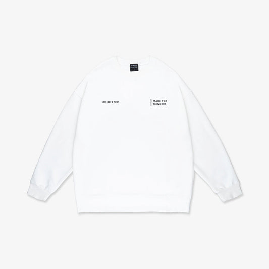 Classic Signature Sweatshirt - White