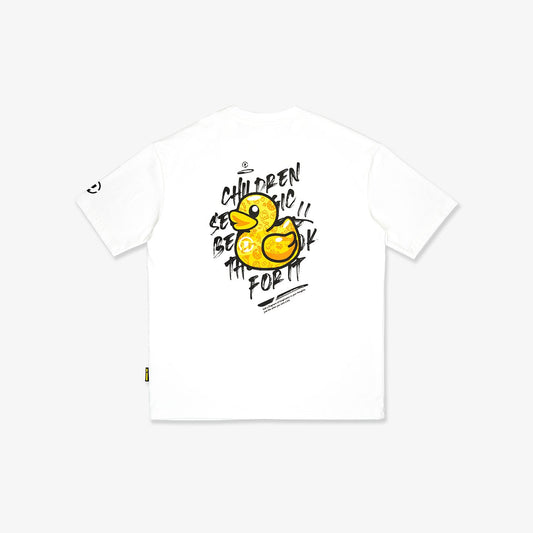 Rubber Duck Broad Tee - Cream White