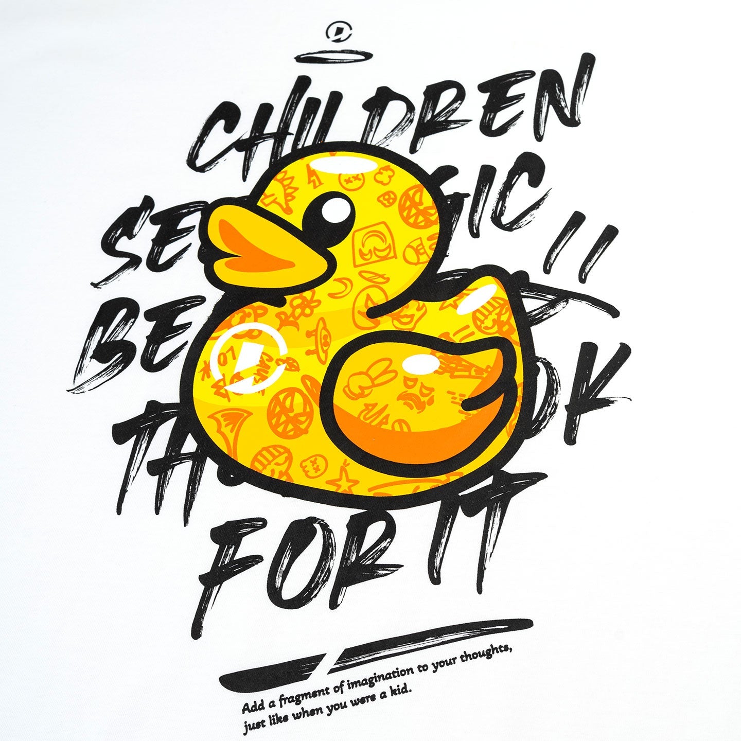 Rubber Duck Broad Tee - Cream White