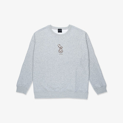 Bunny Sweatshirt - Melange Grey