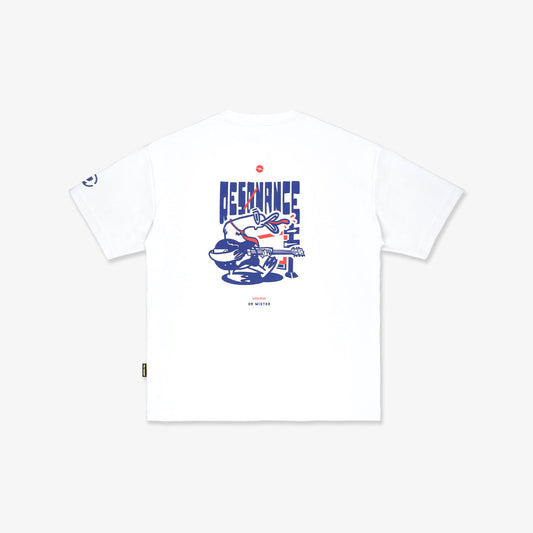 Dancing Duck Broad Tee - White