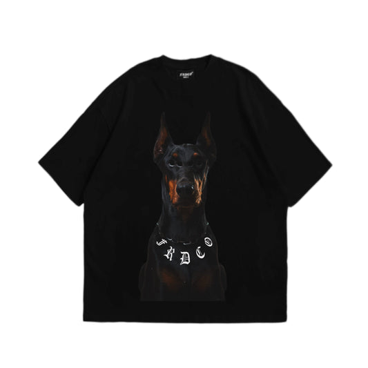 DOG HEAD LOGO BLACK TEE