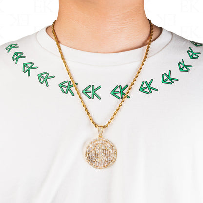 Dollar Sign Necklace Gold