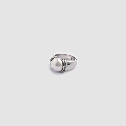 Pearl Ring Silver