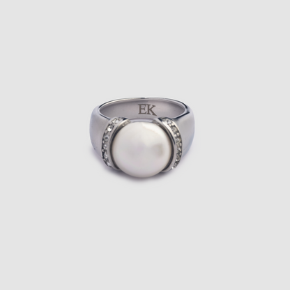 Pearl Ring Silver