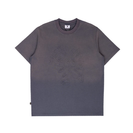 3D Steel Printing Washed Tee Grey